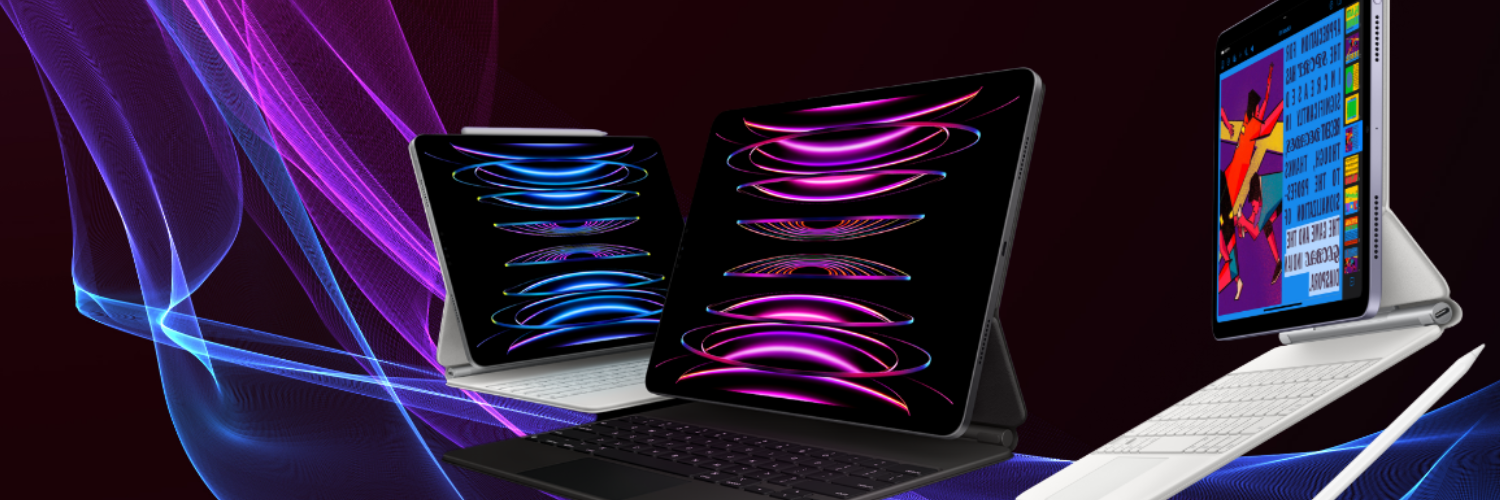 Apple iPad promotional banner
